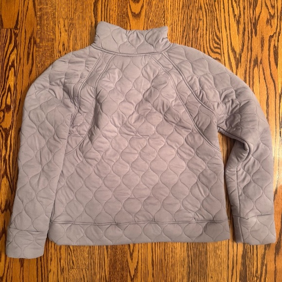 Avalanche Women's Quilted Cotton Blend 1/4 Zip Sweatshirt with Pocket Sz Medium - Picture 7 of 7